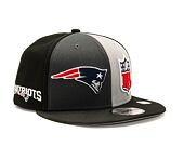 Kšiltovka New Era 9FIFTY NFL Sideline 23 New England Patriots Graphite
