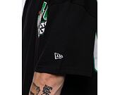 Triko New Era NBA Arch WordMark Oversized Tee Boston Celtics Black / Kelly Green