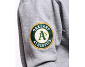 Mikina New Era MLB Large Logo Oversized Crewneck Oakland Athletics Cooperstown Heather Gray / Dark G