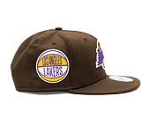 Kšiltovka New Era 9FIFTY NBA Repreve Los Angeles Lakers Walnut Brown / Purple