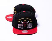 Kšiltovka Mitchell & Ness Nba Champ Is Here Snapback Chicago Bulls Black
