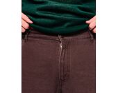 Kalhoty Karl Kani OG Washed Patchwork Carpenter Pants brown/taupe
