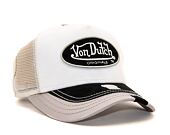 Kšiltovka Von Dutch Trucker Ottawa Corduroy White/White