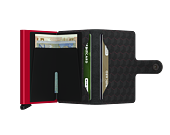 Peněženka Miniwallet Secrid Optical Black-Red