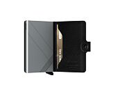 Peněženka Secrid Miniwallet Stitched Linea Black