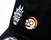 Kšiltovka New Era 9TWENTY Rick and Morty Heads Black