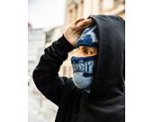 Kukla Rip N Dip Psychedelic Faux Mohair Balaclava (Dark Slate)