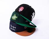 Kšiltovka New Era 59FIFTY MLB Team Color Chicago White Sox Cooperstown Black / White / Kelly Green