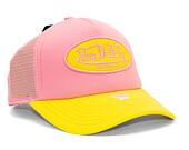 Kšiltovka Von Dutch Trucker Tampa - Trucker Foam - Polyester Foam - Pink/Yellow