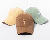 Kšiltovka New Era 9FORTY MLB Summer Cord New York Yankees Ash Brown