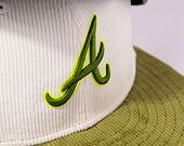 Kšiltovka New Era 59FIFTY MLB Cord Atlanta Braves Off White / Nephrite Green / Cyber Green
