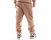 Tepláky New Era Script Cargo Joggers Ash Brown / Metalic Gold