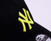 Dětská kšiltovka New Era 9FORTY Kids MLB League Essential New York Yankees Black / Cyber Green