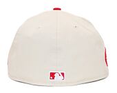 Kšiltovka New Era 59FIFTY MLB White Crown Philadelphia Phillies Cooperstown Off White / Red