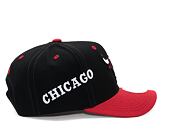 Kšiltovka Mitchell & Ness Overbite Pro Snapback Chicago Bulls Black