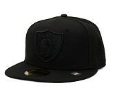 Kšiltovka New Era - NFL Black on Black 59FIFTY - Las Vegas Raiders - Black