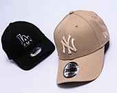 Kšiltovka New Era - MLB Essential 9FORTY - NY Yankees - Camel / Stone