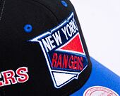 Kšiltovka Mitchell & Ness Overbite Pro Snapback Vntg New York Rangers Black