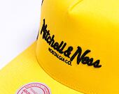 Kšiltovka Mitchell & Ness Pinscript Trucker Mustard/Black