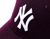 Kšiltovka New Era - 9FORTY MLB Melton Medium - NY Yankees - Purple / White