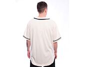 Dres Karl Kani - College Baseballshirt off - white/black