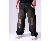 Kalhoty Karl Kani - Og Distress Relaxed Baggy - dark blue
