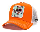 Kšiltovka Capslab - Trucker Looney Tunes - Bugs Bunny - Orange