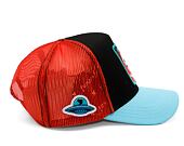 Kšiltovka Capslab - Trucker Looney Tunes - Marvin the Martian - UFO - Black / Turqouise