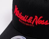 Kšiltovka Mitchell & Ness - Branded Pinscript Classic Red - Black/Red