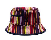Klobouk Kangol - Multi Color Stripe Bucket - Preppy Multi