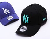 Kšiltovka New Era - MLB League Essential 9FORTY - NY Yankees - Black / Teal
