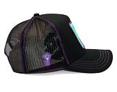 Kšiltovka Capslab - Trucker DC Comics - Joker - Black / Green / Purple