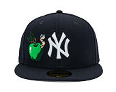 Kšiltovka New Era - MLB Food Icon 59FIFTY - NY Yankees - Navy / White