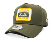 Kšiltovka New Era - Branded Washed Patch 9FORTY A-Frame - New Olive