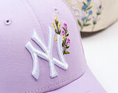 Dámská Kšiltovka New Era - MLB Floral Icon 9FORTY - NY Yankees - Lila