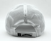 Kšiltovka New Era - NFL Homefield Trucker 9FORTY - Las Vegas Raiders - White