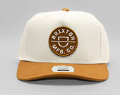 Kšiltovka Brixton - Crest C Mp Snapback - Washed Copper/Off White