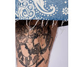 Džínové Kraťasy - Kani Paisley Jorts - Blue