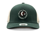Kšiltovka Brixton - Rival Stamp X Mp Mesh Cap - Silver Pine/Off White