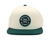 Kšiltovka Brixton - Oath Iii Snapback - Off White/Night Sage