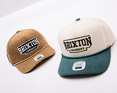Kšiltovka Brixton - Pierson C Np Mp Snpk - Night Sage/Off White Corduroy