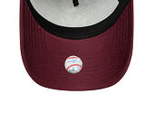 Kšiltovka New Era - MLB League Essential 9FORTY A-Frame - NY Yankees - Burgundy / White