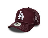 Kšiltovka New Era - MLB Contrast Stitch WS Retro 9FORTY Trucker - LA Dodgers - Burgundy