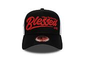Kšiltovka New Era - UFC MMA Max Holloway - Blessed 9FORTY Trucker - Black / Scarlet