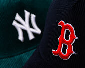Kšiltovka New Era - MLB Seasonal Cord 9FORTY Trucker - Boston Red Sox - Navy
