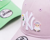 Dětská Kšiltovka New Era - MLB Fall Icons 9FORTY - NY Yankees - Lavender