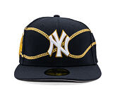 Kšiltovka New Era - MLB Chain Wrap 59FIFTY - NY Yankees - Navy