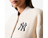 Dámská Bunda New Era - MLB Sherpa Bomber - NY Yankees - Cream