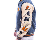 Bunda New Era - NBA Patch Varsity Jacket - LA Lakers - Muted Indigo