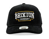 Kšiltovka Brixton - Pierson C Np Mp Snpk - Black Corduroy